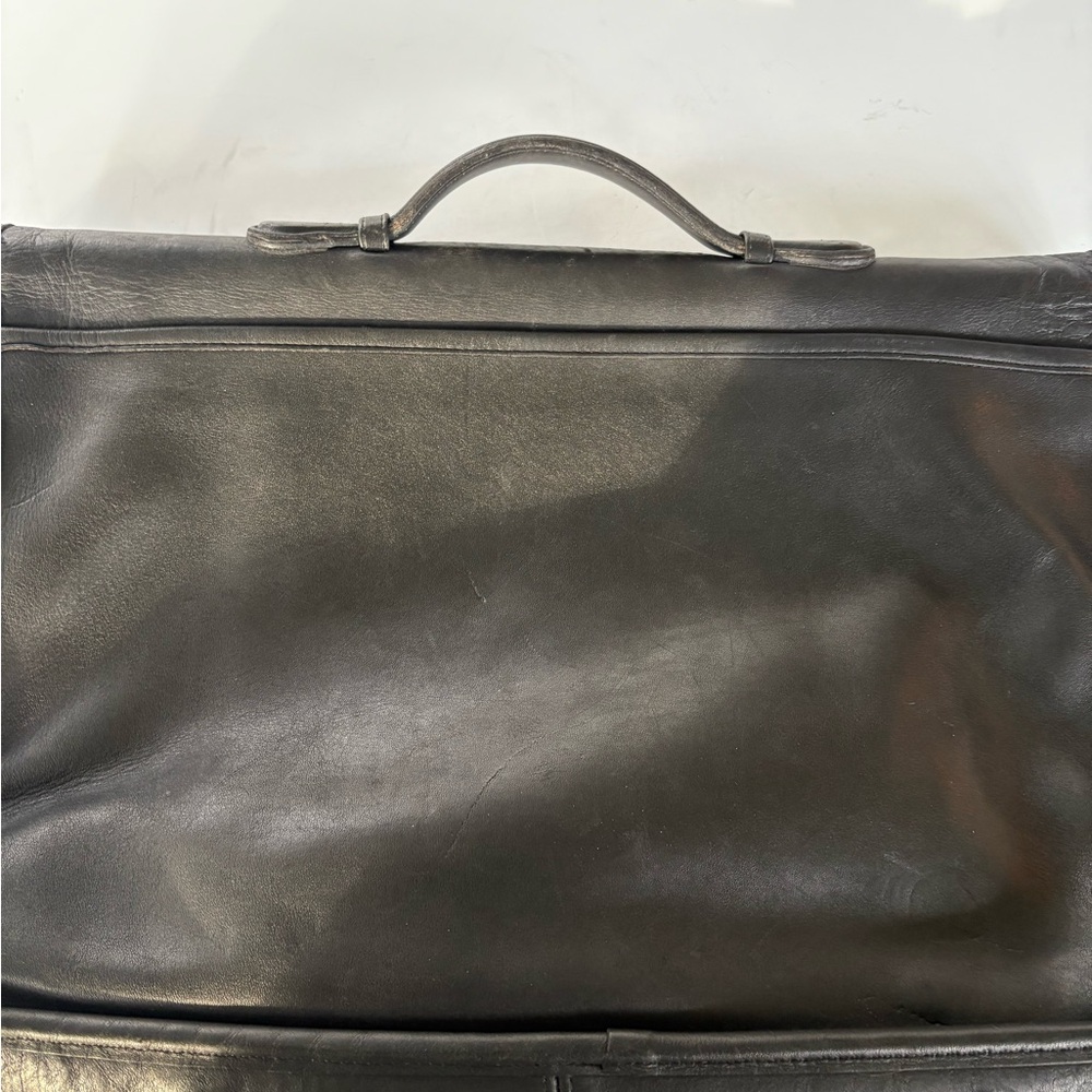 Vintage Coach #5265 Lexington Black Leather Messenger Bag - Picture 13 of 14